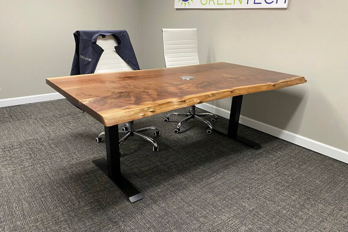 What is a Live Edge Desk? - KC Custom Hardwoods