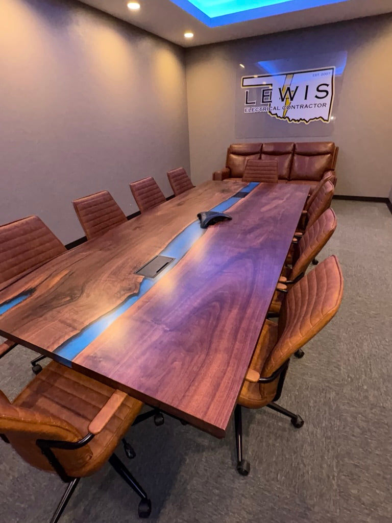 Epoxy River Conference Table