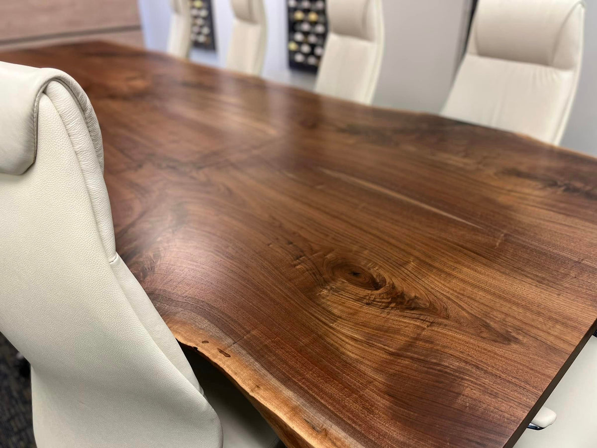 Live Edge Black Walnut Conference Table 403