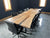 Live edge bookmatch maple conference table