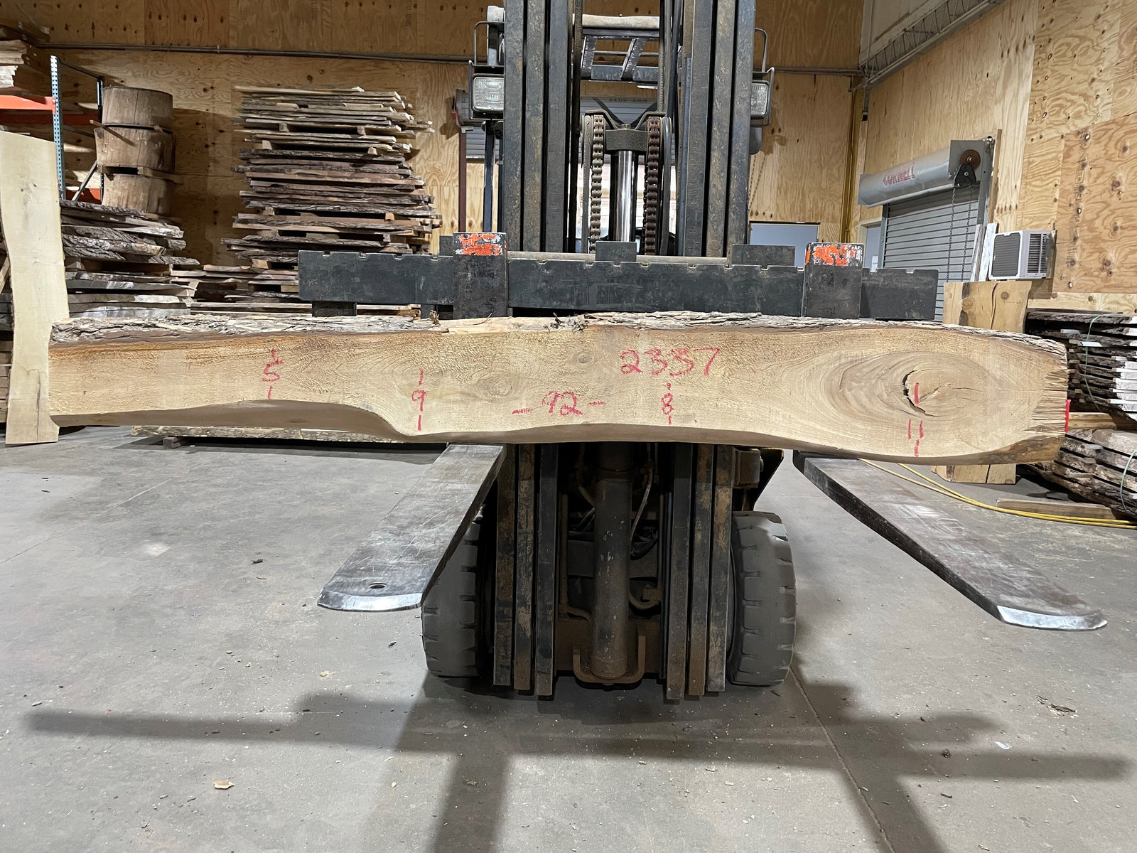 American Elm (2337)  92” L x 5-11” W x 1.5” T