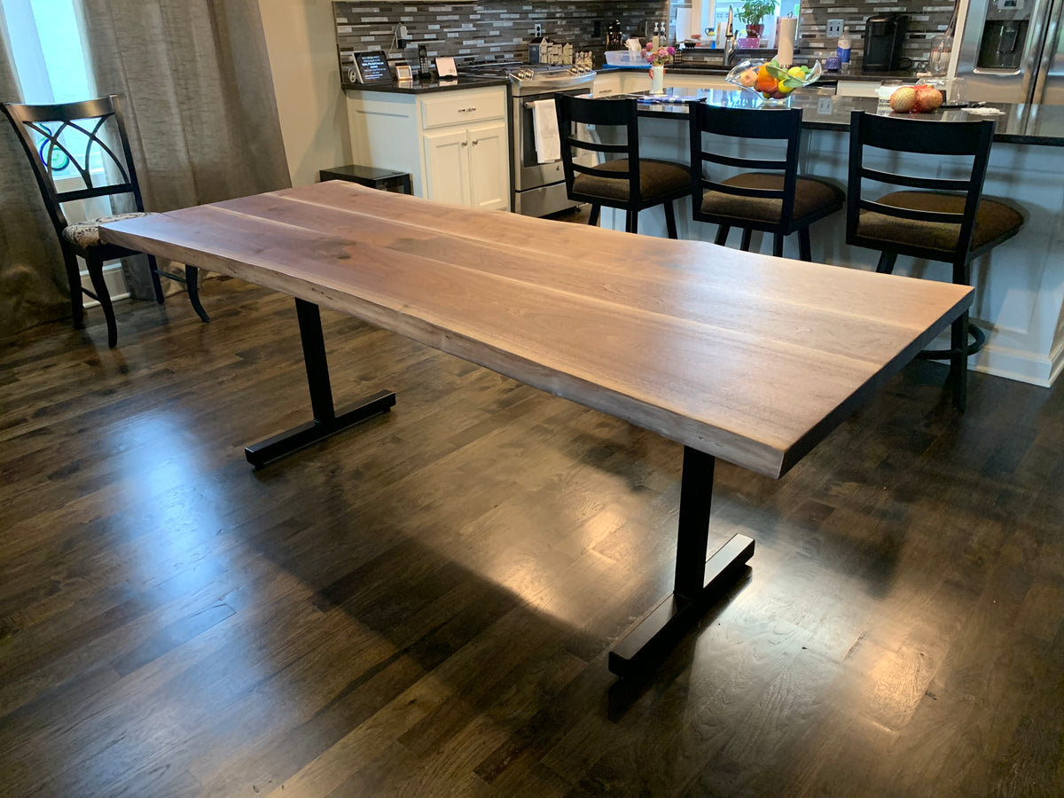 Live Edge Black Walnut Dining Table