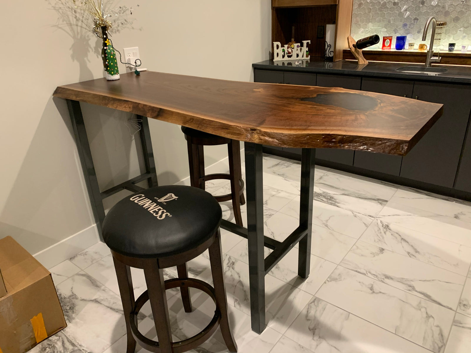Black Walnut Bar Top
