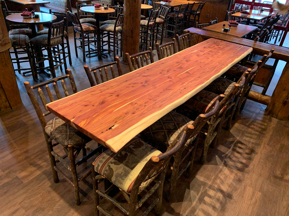Cedar Bar Table