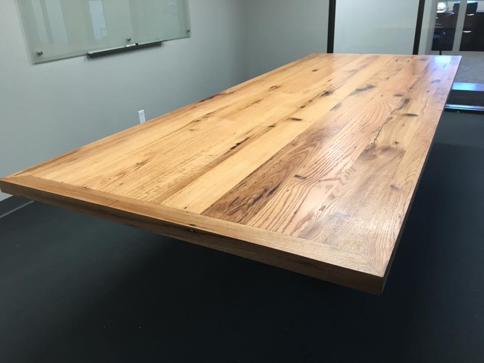Red Oak Dimensional Conference Table