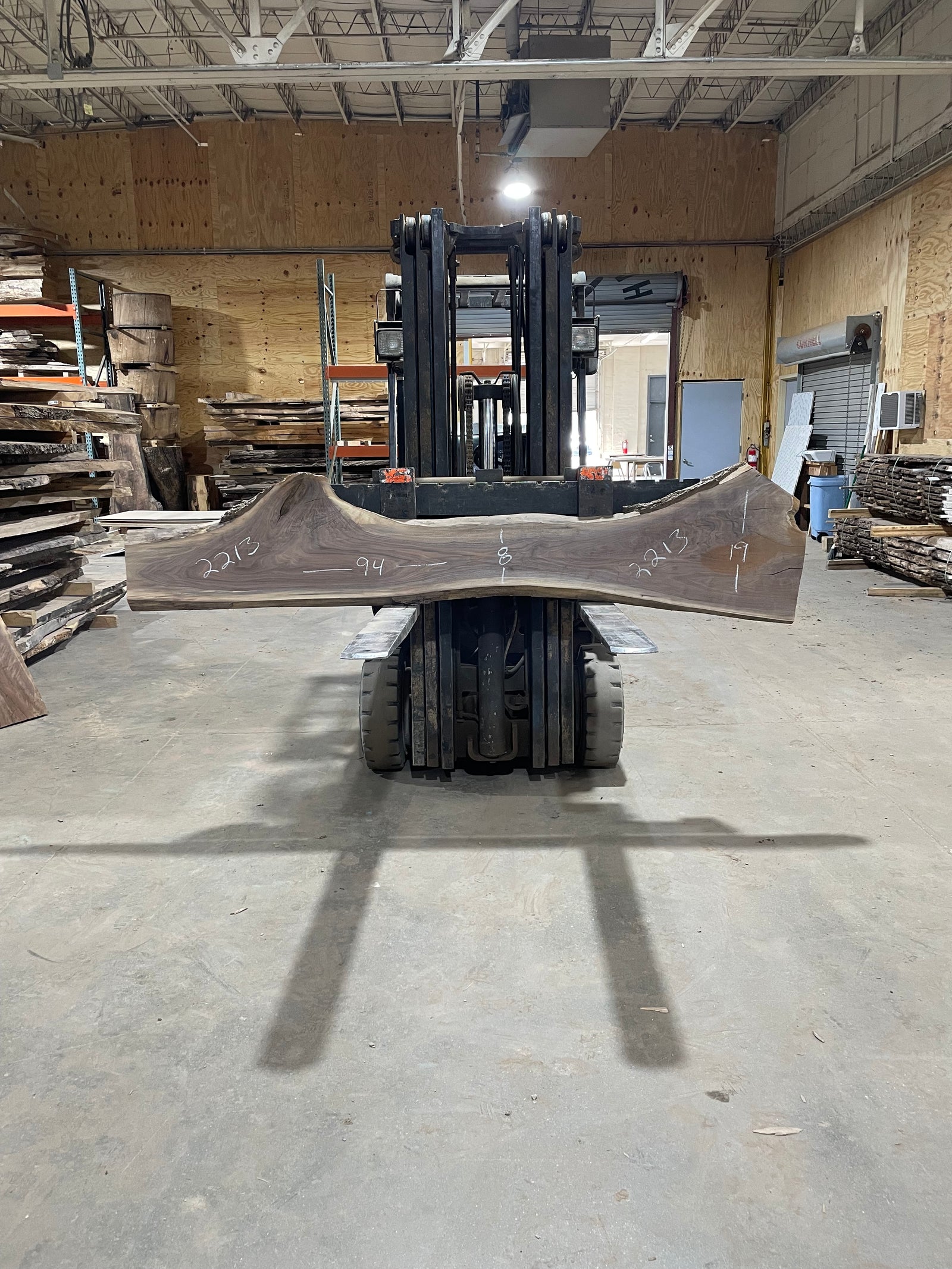 Walnut (2213) 94” L x 8-19” W x 2”