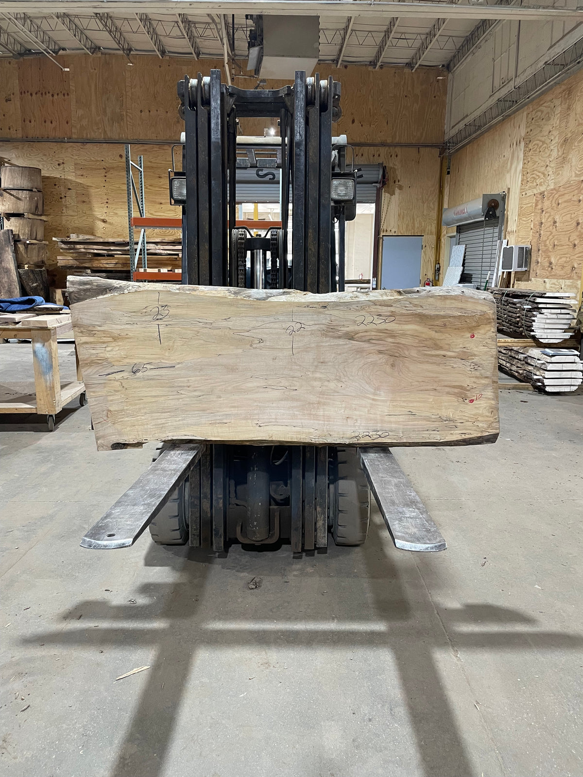 Silver Maple (2230) 65” L x 22-23” W x 2” T