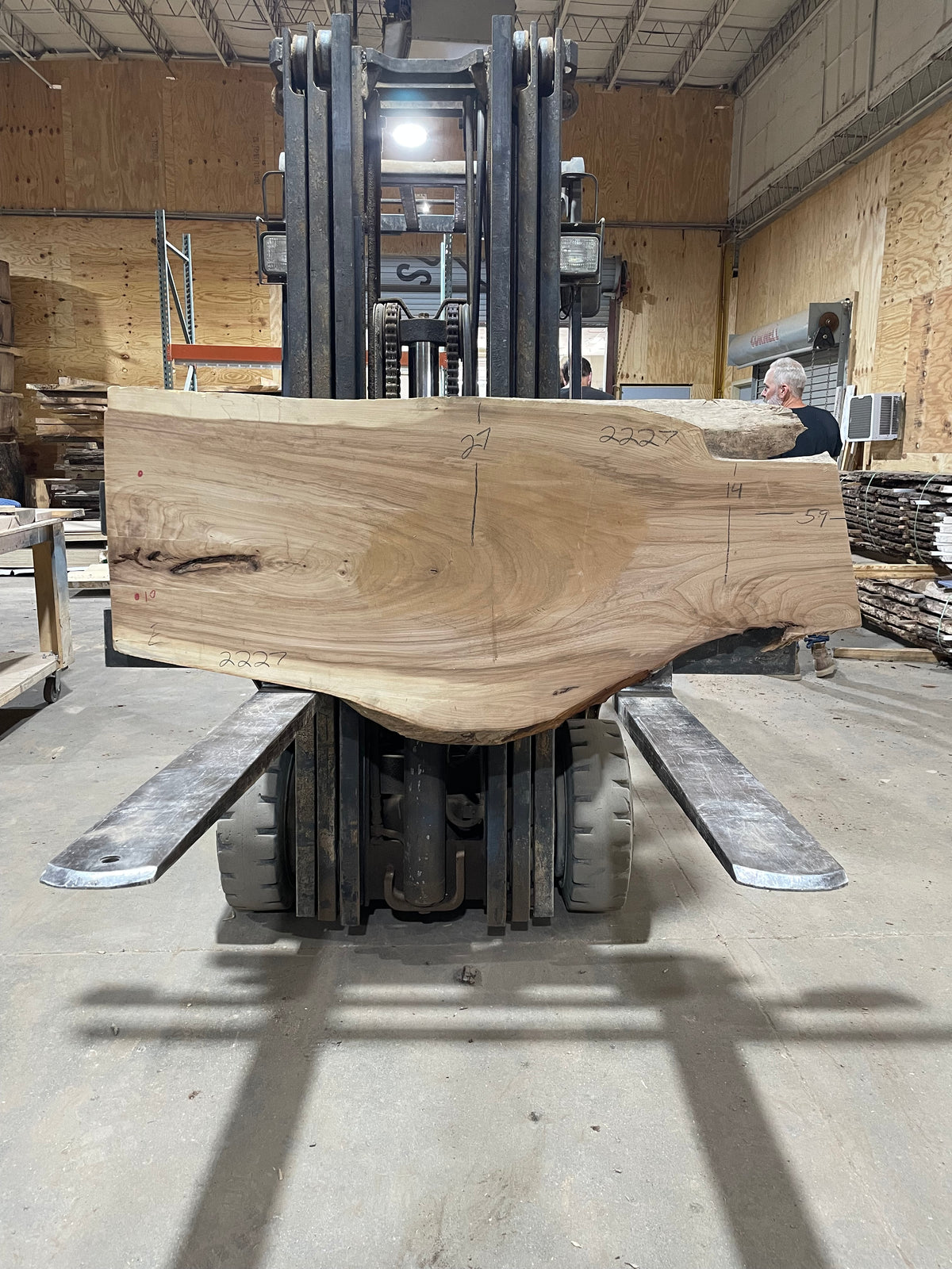 ELM (2227) 59” L X 14-27” W X 2” T