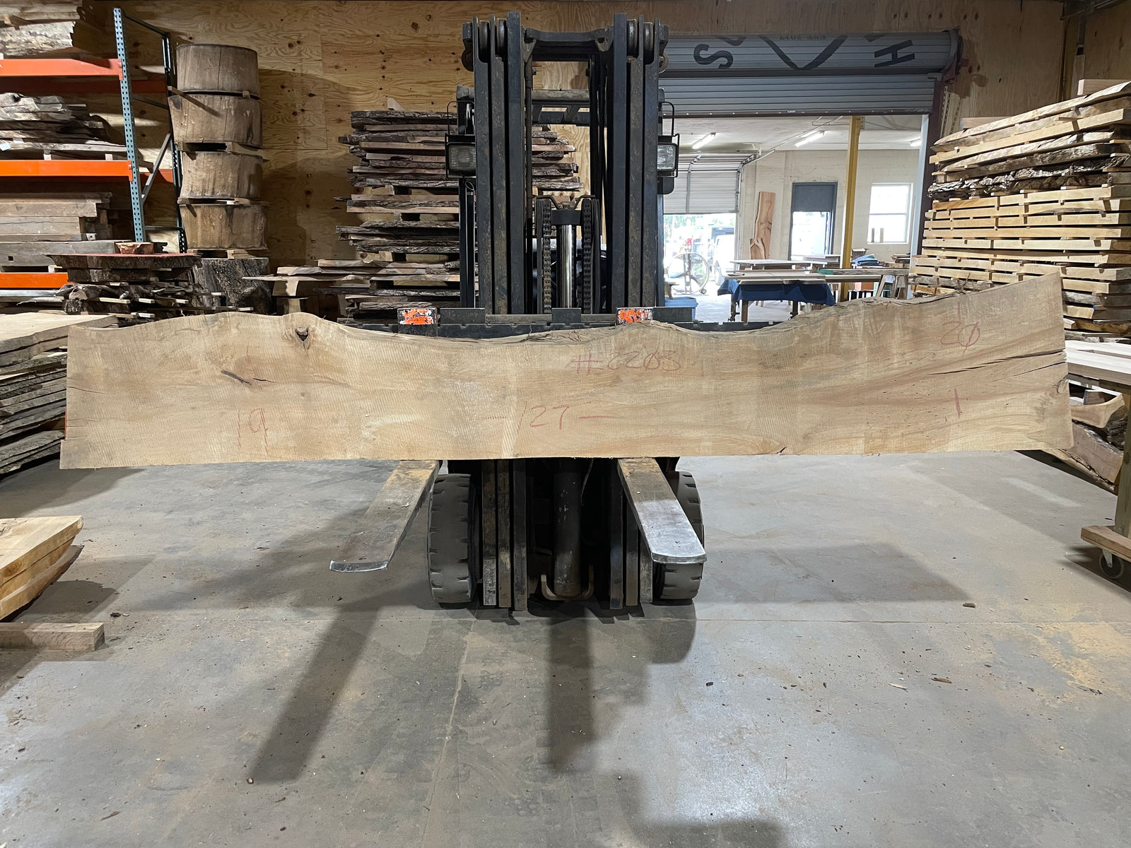 Poplar (2203) 127" L x 19-20" W x 2.5" T