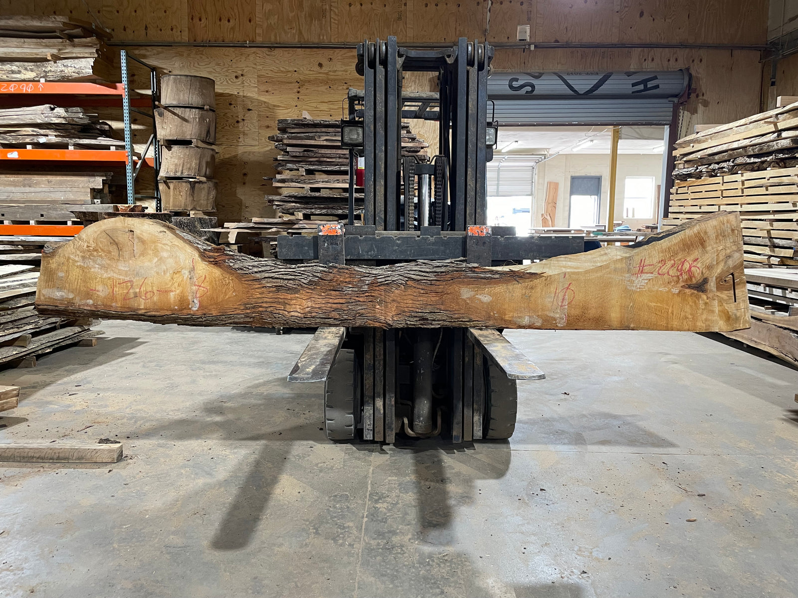 Poplar (2206) 126" L x 8-10" W x 2.5" T