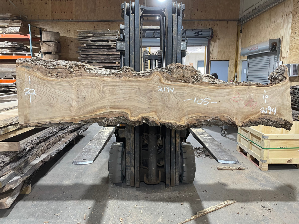 SIBERIAN ELM (2194) 105” L X 10-22” W X 2.5” T