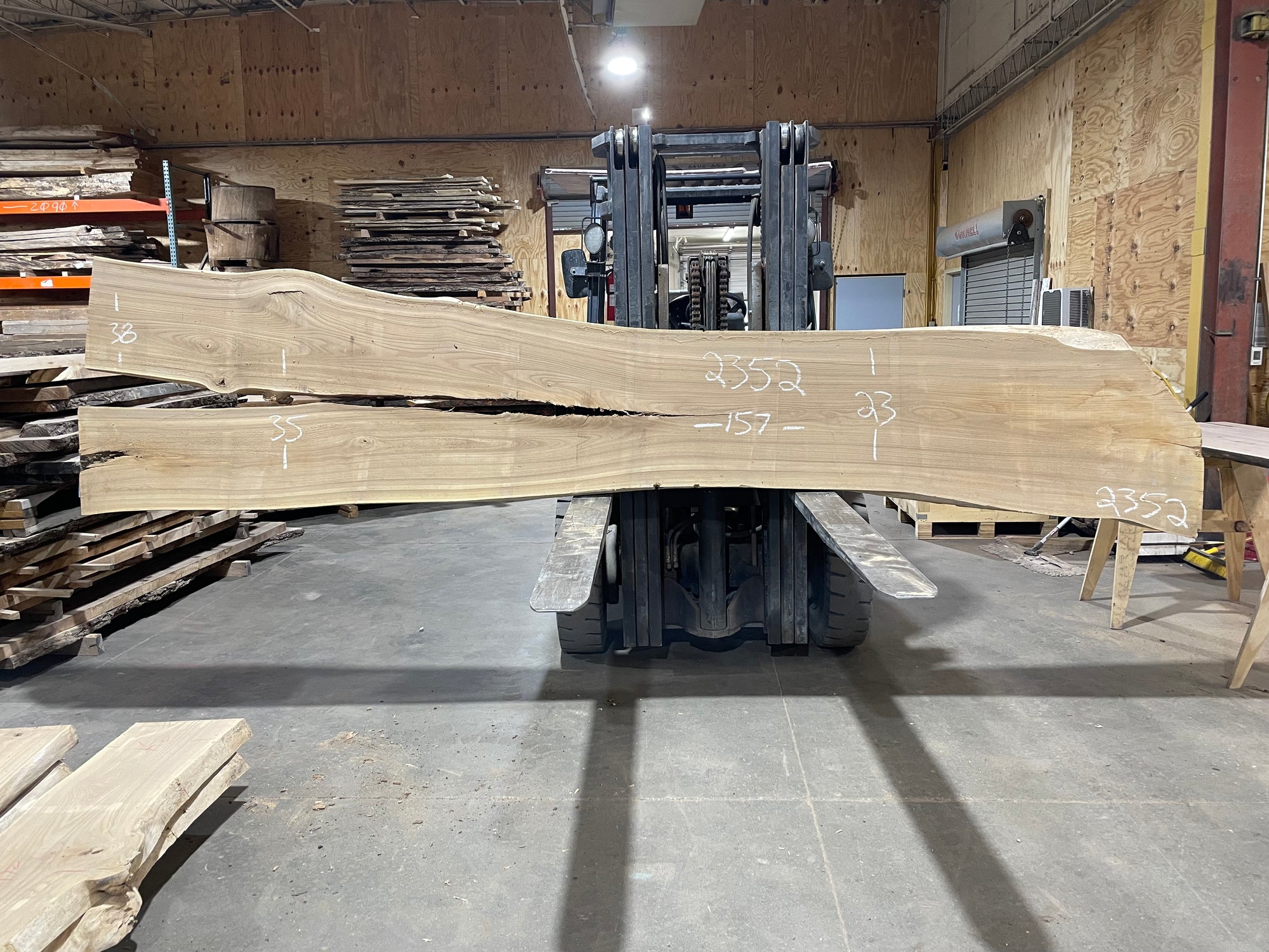 SIBERIAN ELM (2352) 157” L X 23-38” W X 2.5” T