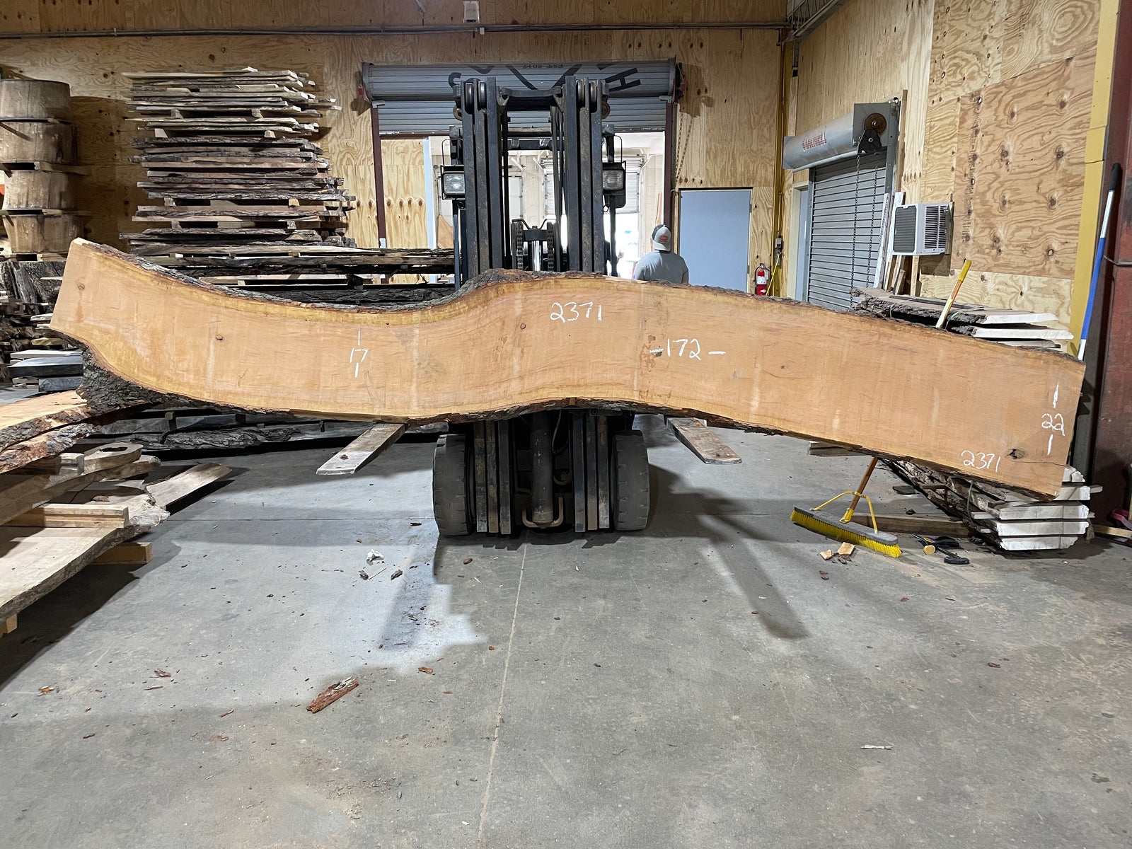 Cherry (2371) 172” L x 17-22" W x 2.5” T