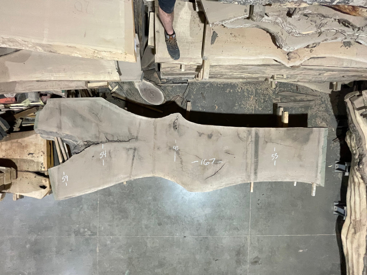 Walnut (2328) 167” L x 33-43” W x 3"