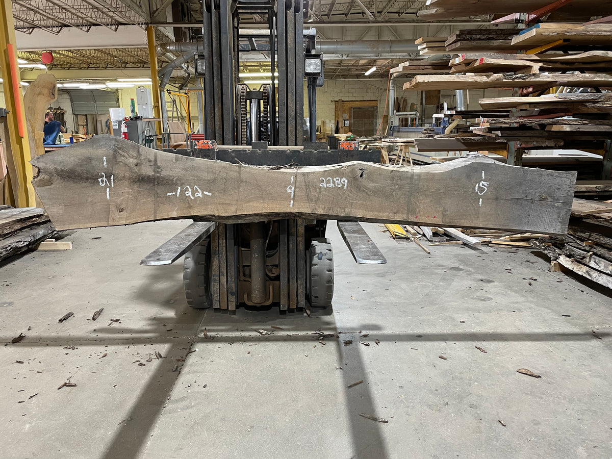 Walnut (2289) 122” L x 9-21” W x 2&quot;