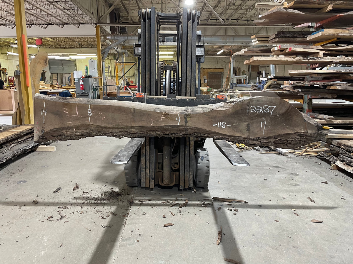 Walnut (2287) 118” L x 4-17” W x 2&quot;