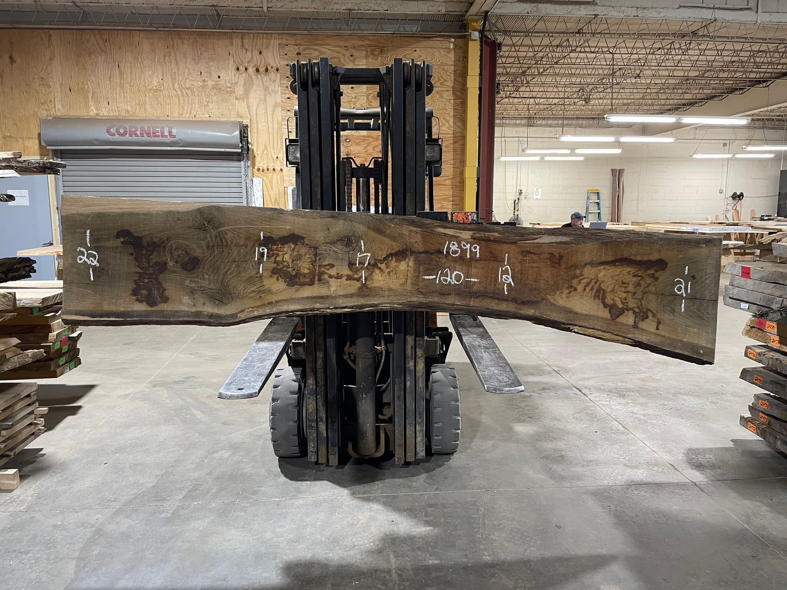 White Oak (1899) 120” L x 12-22” W x 1.75” T