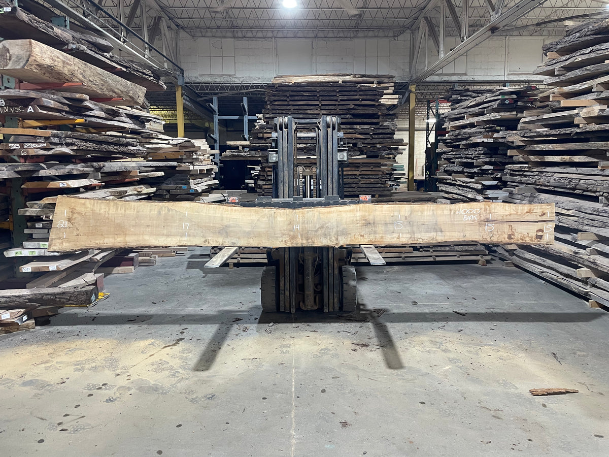 Pecan - (4000) 196&quot; L x 13-22&quot; W x 2 T