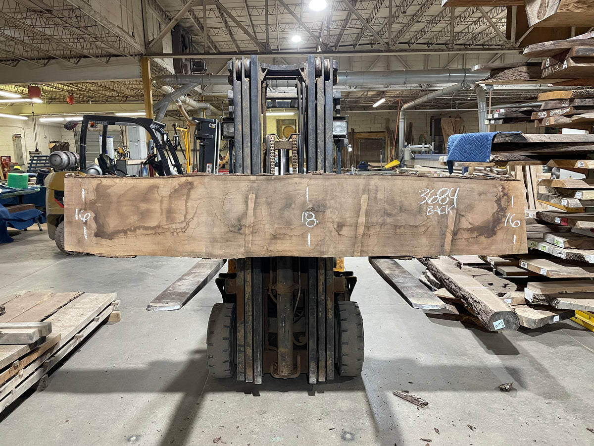 BLACK WALNUT (3684) 104” L x 13&quot;-17” W x 2.25”