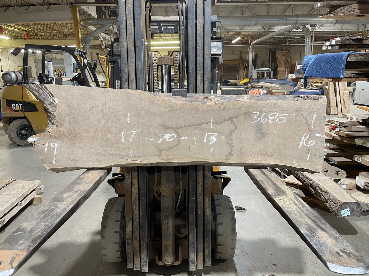 BLACK WALNUT (3685) 70” L x 13&quot;-19” W x 2.25”