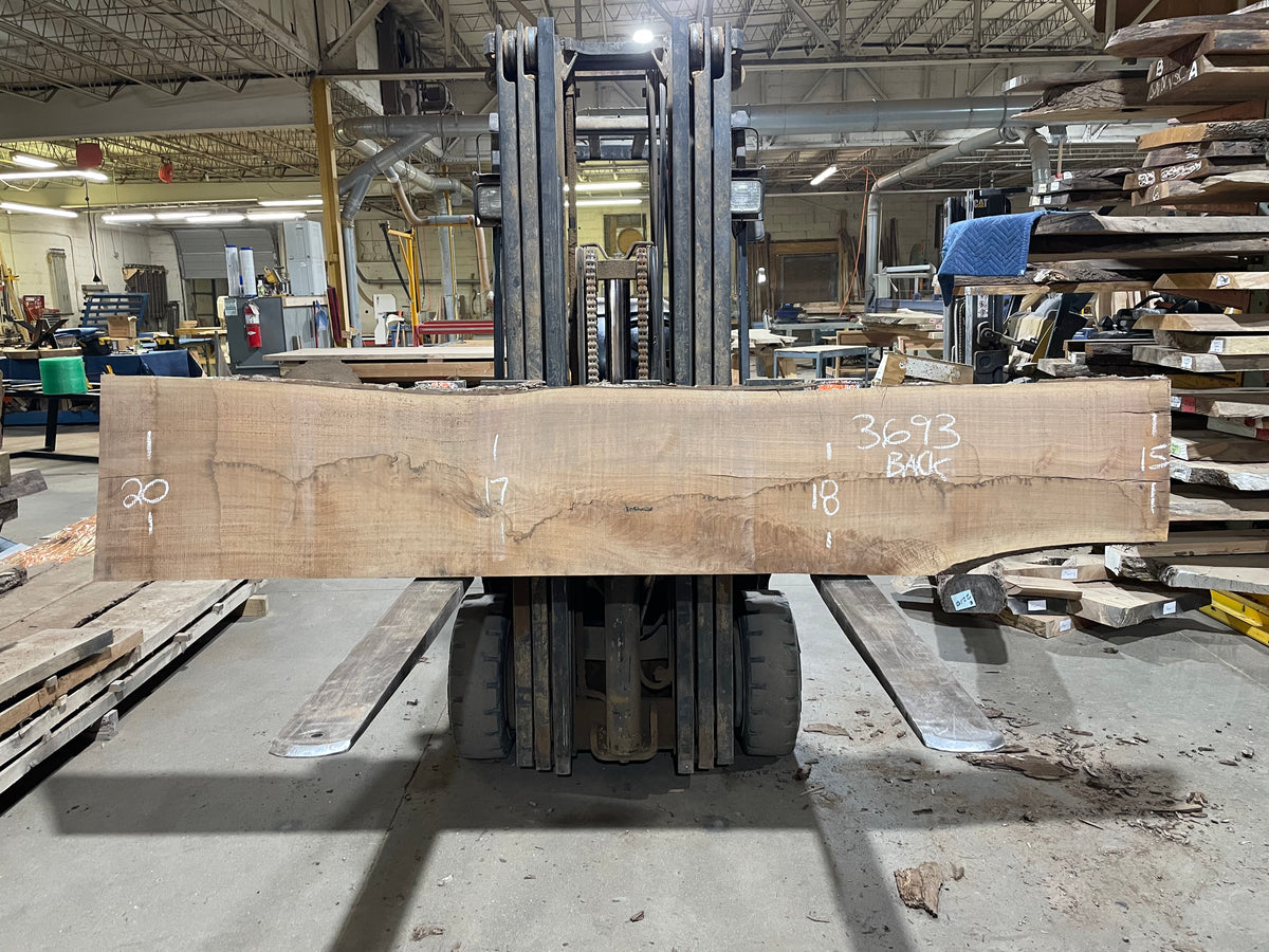 BLACK WALNUT (3693) 104” L x 15"-20” W x 2.5”