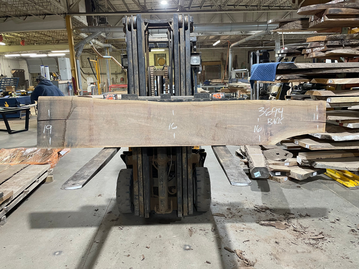 BLACK WALNUT (3694) 100” L x 13"-17” W x 2.25”