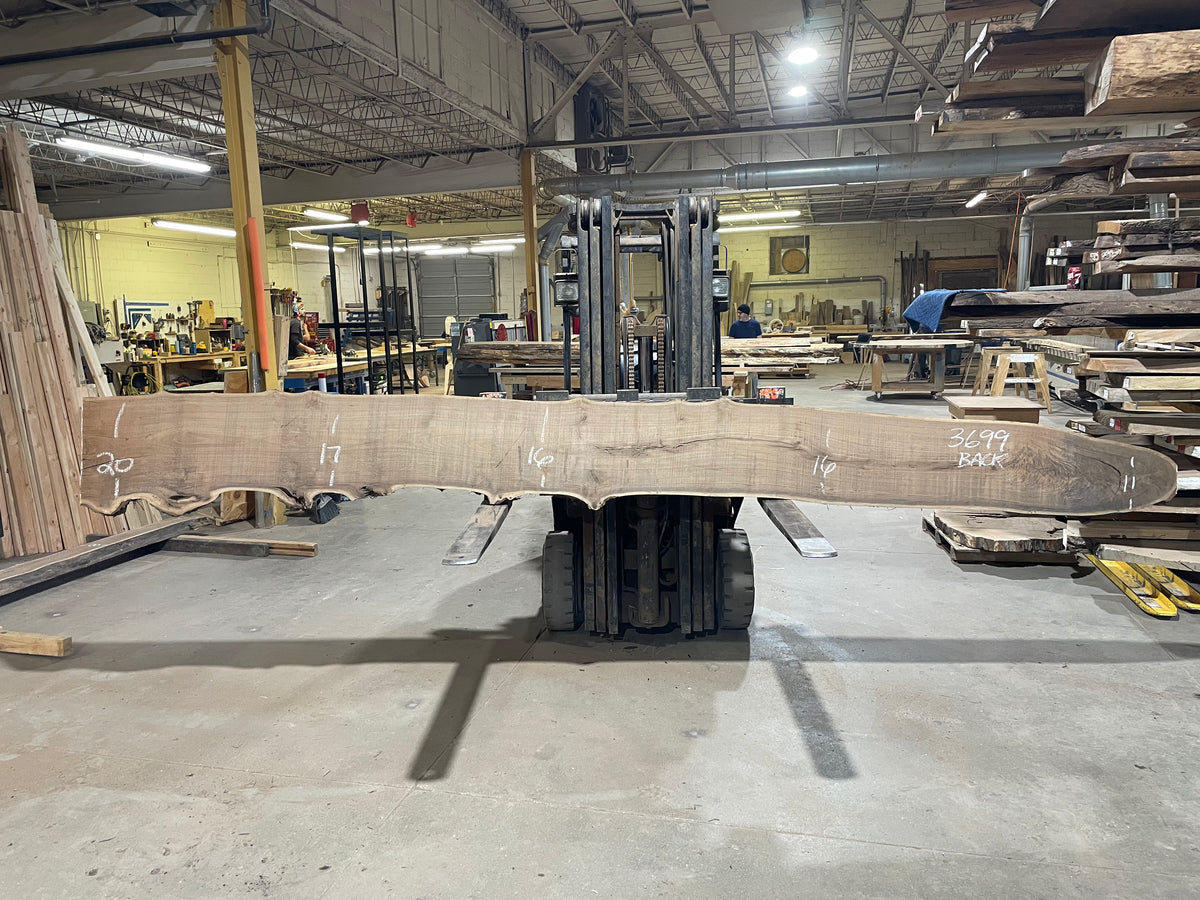 BLACK WALNUT (3699) 191” L x 13&quot;-18” W x 2.75”
