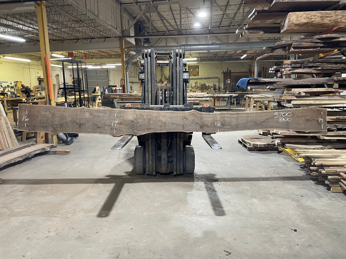 BLACK WALNUT (3700) 189” L x 5&quot;-15” W x 2.5”