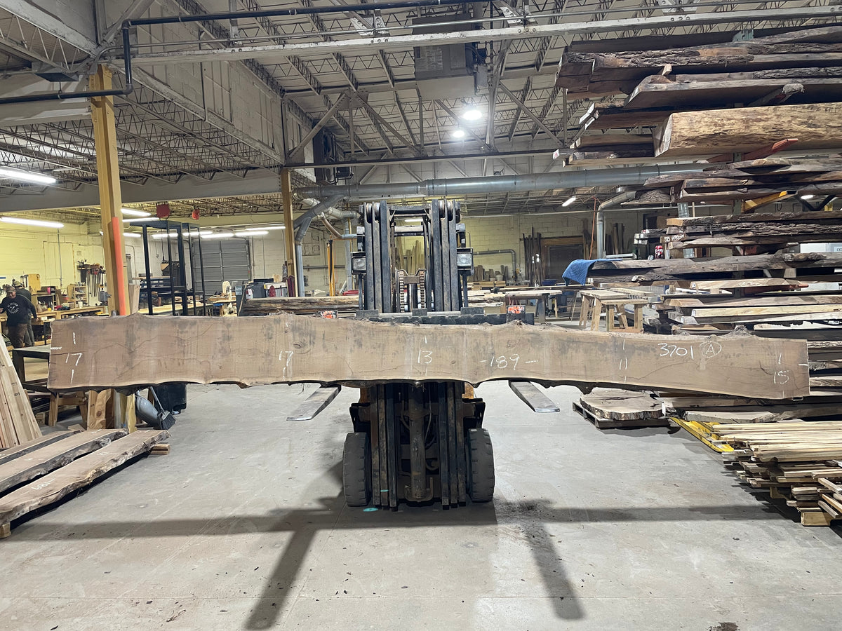 BLACK WALNUT (3701) 189” L x 11&quot;-17” W x 2.5”