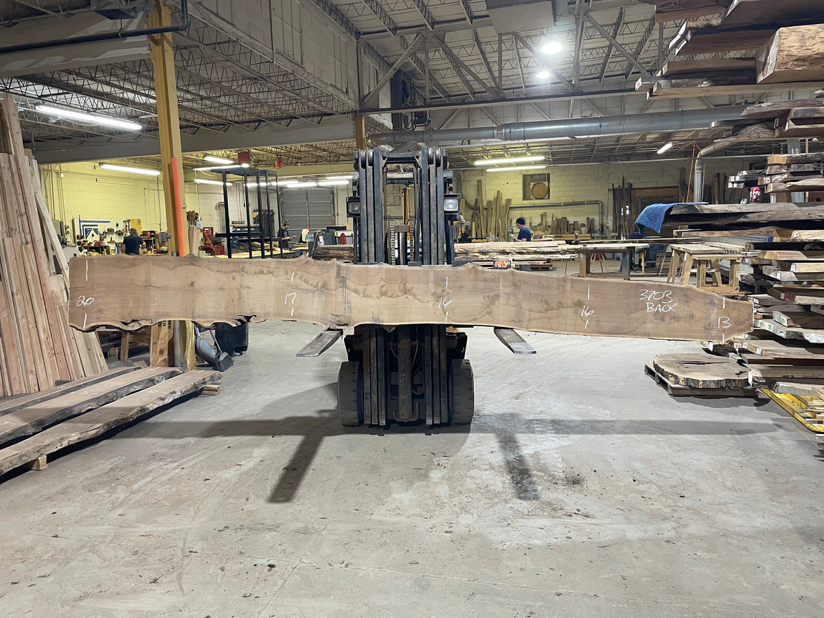 BLACK WALNUT (3703) 190” L x 12&quot;-21” W x 2.5”
