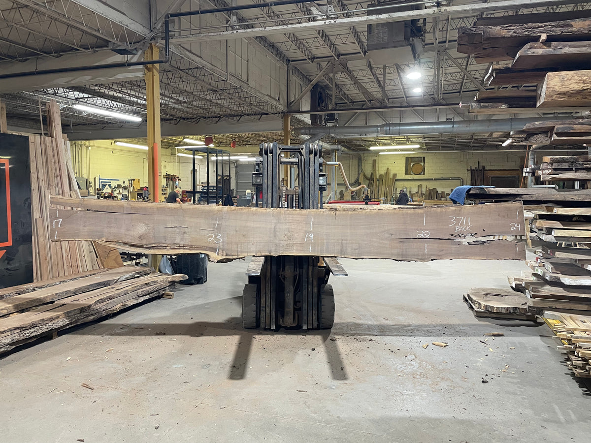 BLACK WALNUT (3711) 197” L x 18&quot;-24” W x 2.5”