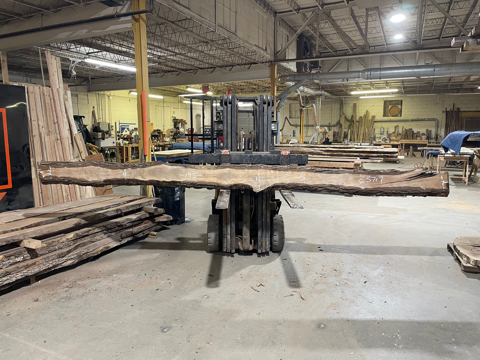 BLACK WALNUT (3717) 195” L x 2"-11” W x 2.5”