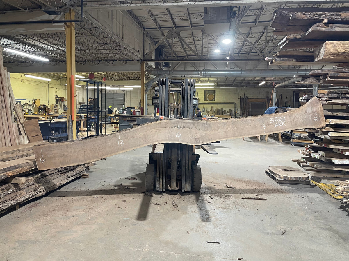 BLACK WALNUT (3724) 199” L x 10&quot;-22” W x 2.5”