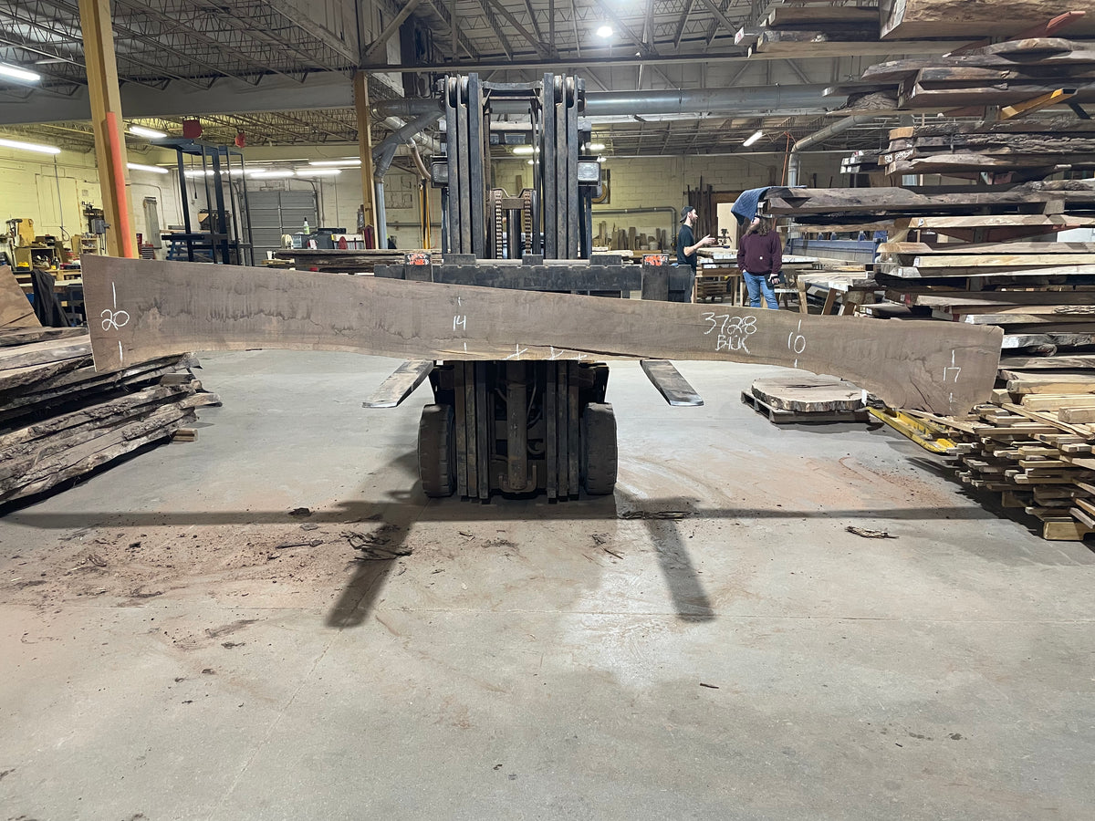 BLACK WALNUT (3728) 169” L x 7&quot;-19” W x 2.5”