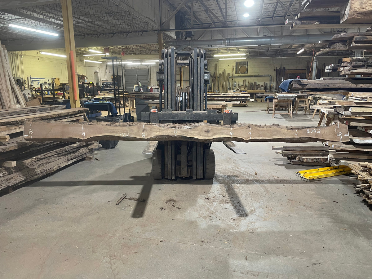 BLACK WALNUT (3742) 192” L x 4"-12” W x 2.5”