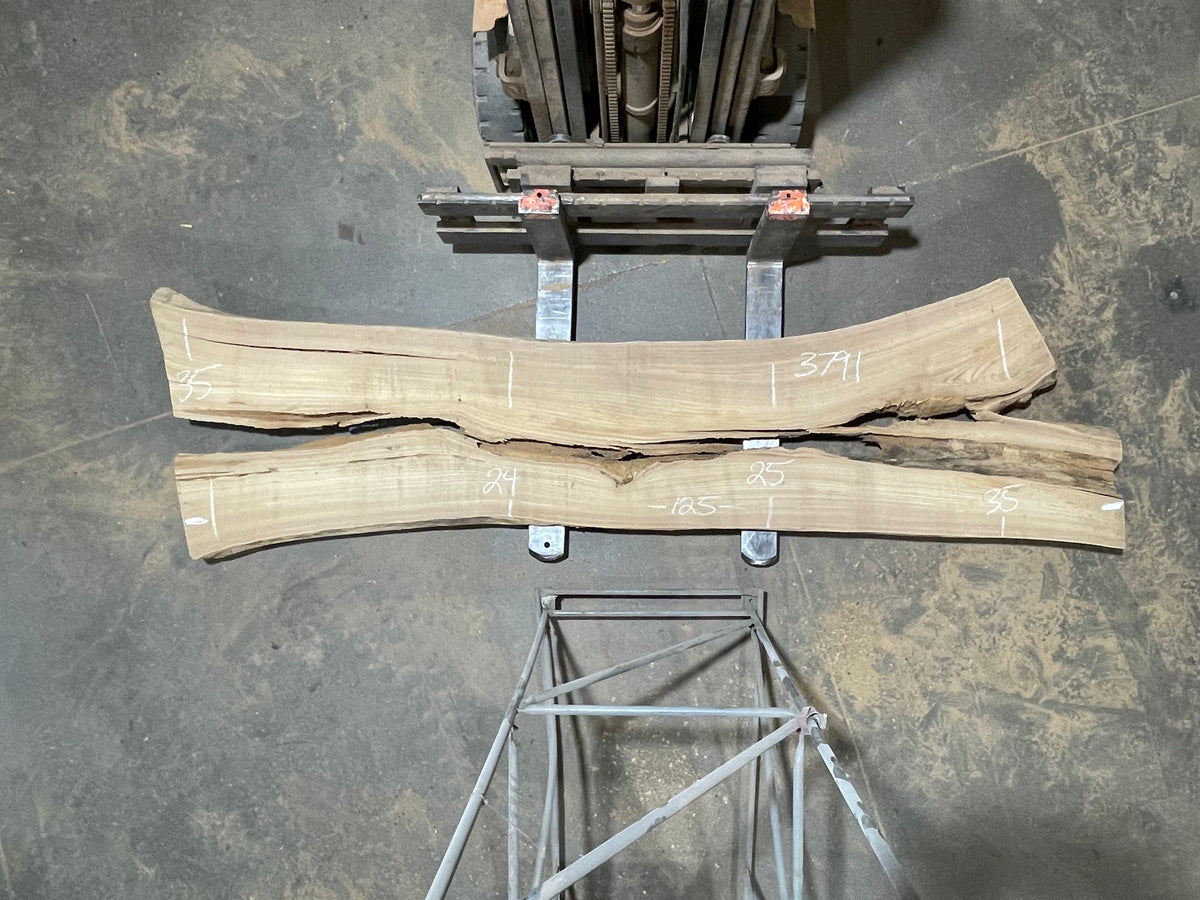 Siberian Elm (3791) 125” L x 24-35” W x 3” T