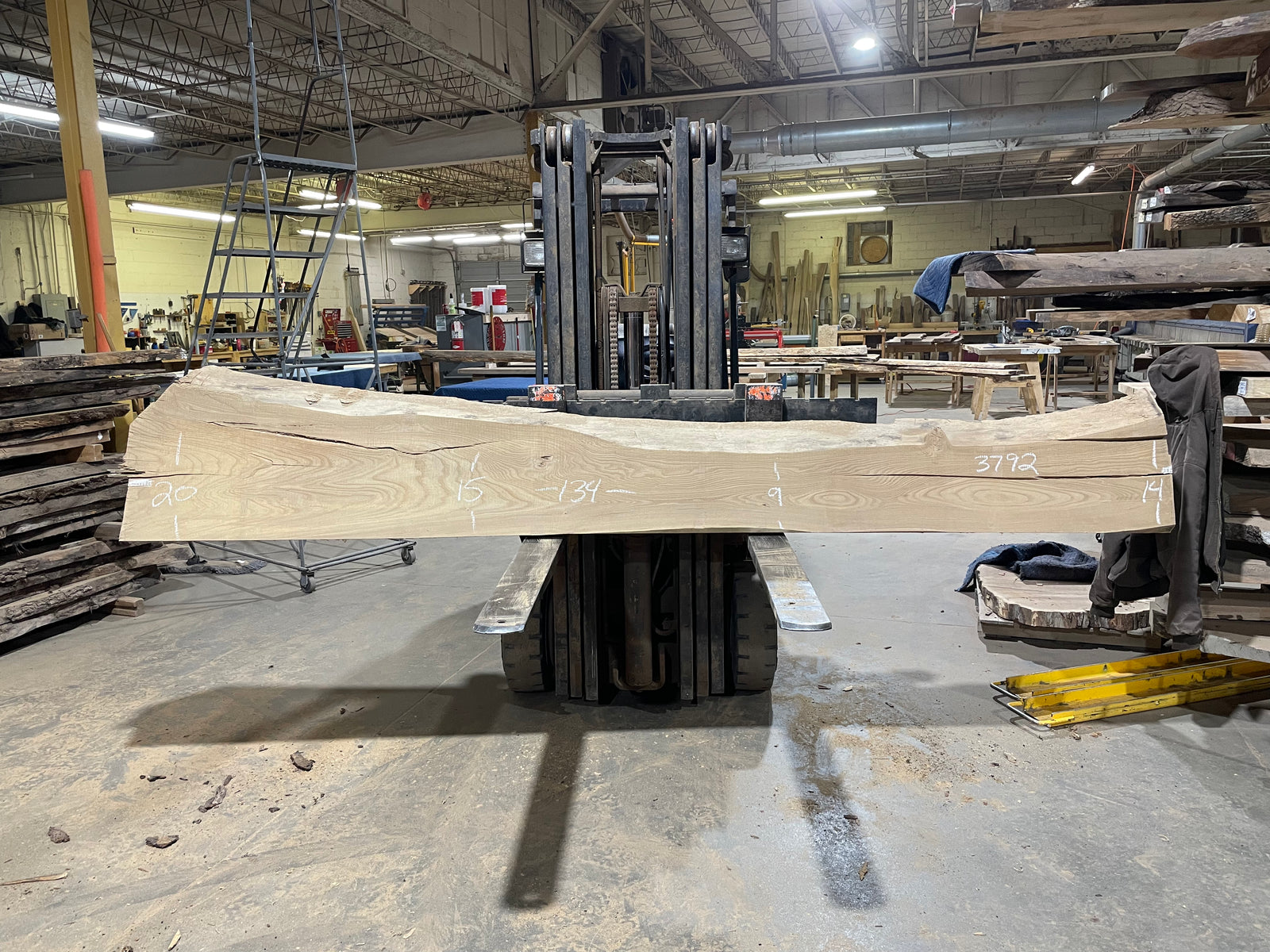 Siberian Elm (3792) 134” L x 9-20” W x 3” T