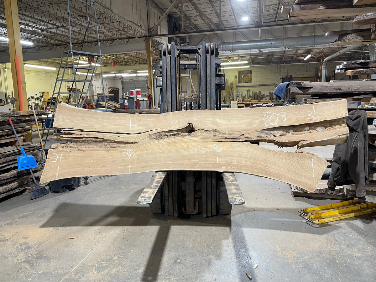 Siberian Elm (3793) 126” L x 25-35” W x 3” T