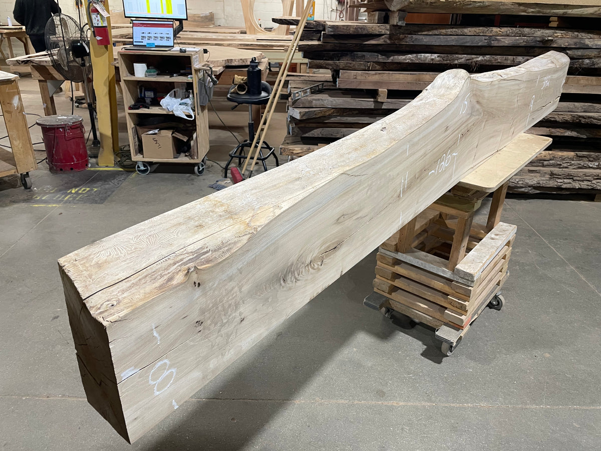 American Elm Mantle (3142)  126” L x 8-15” W x 4.75” T