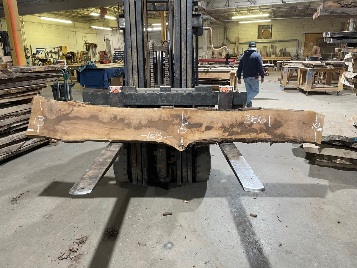 BLACK WALNUT (3861) 103” L x 10"-15” W x 2.25”