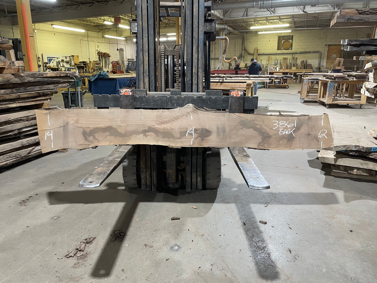 BLACK WALNUT (3861) 103” L x 10"-15” W x 2.25”