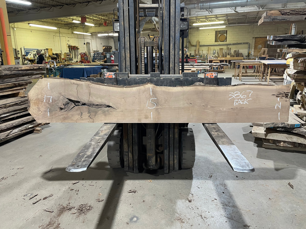 BLACK WALNUT (3867) 98” L x 12&quot;-15” W x 2.25”