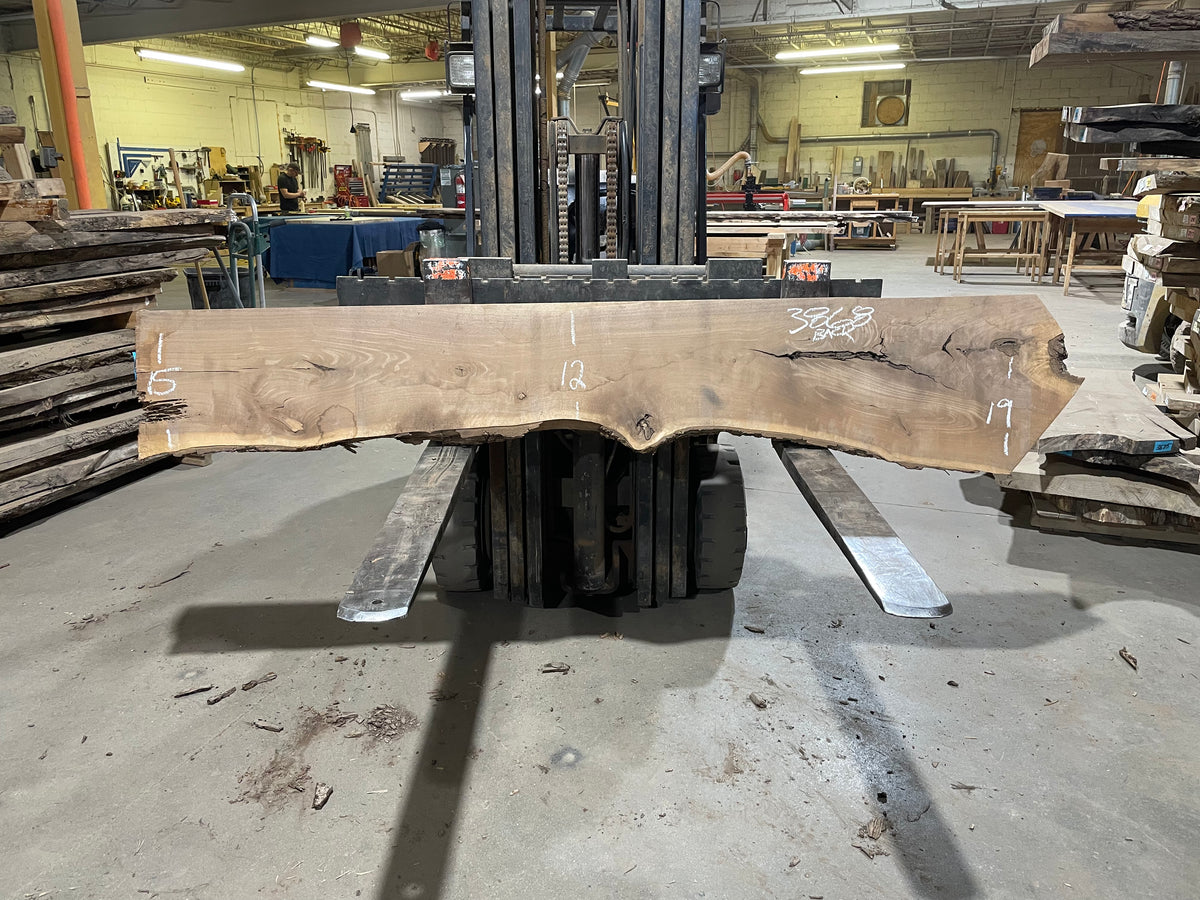 BLACK WALNUT (3868) 99” L x 13&quot;-17” W x 2.25”