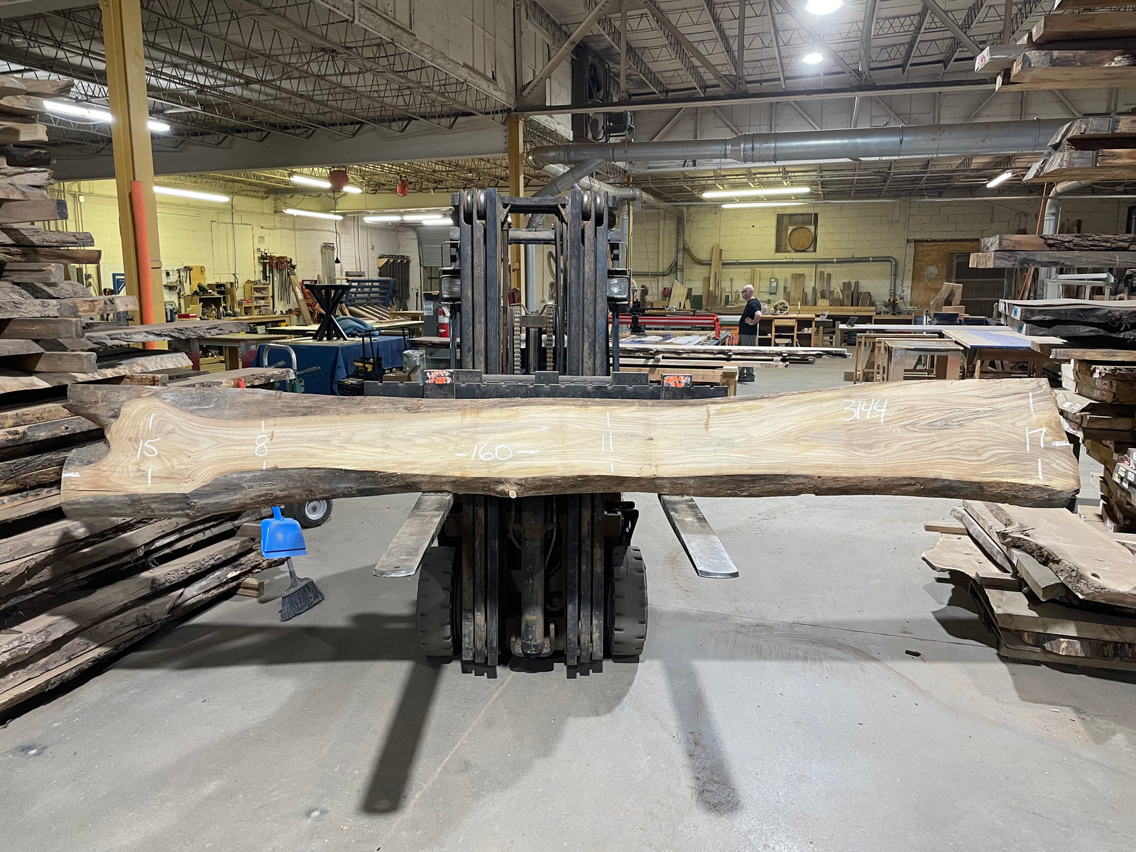 American Elm (3144) 160” L x 8-17” W x 3” T