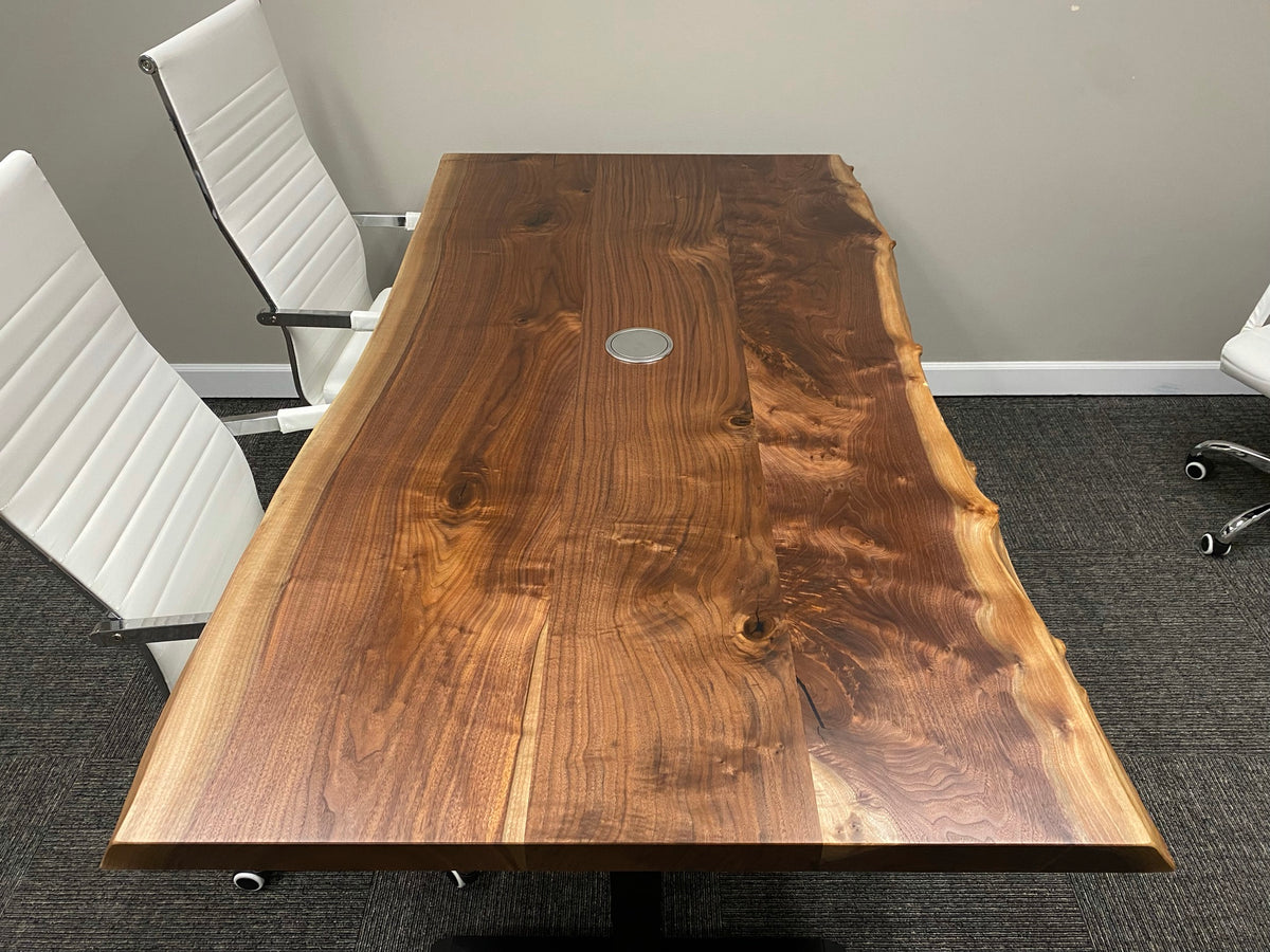 Live Edge Sit/Stand Desk