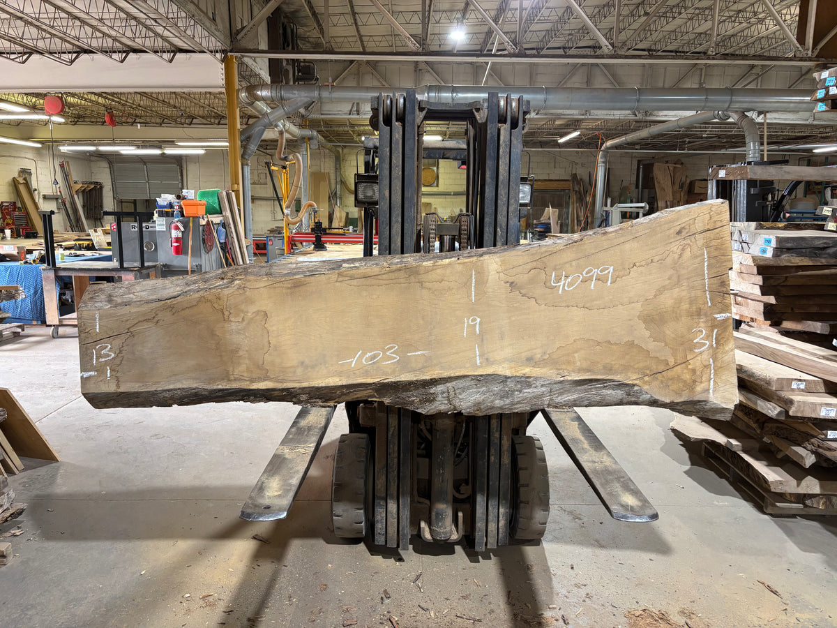 White Oak (4099)  103” L x 13-31” W x 3.5” T