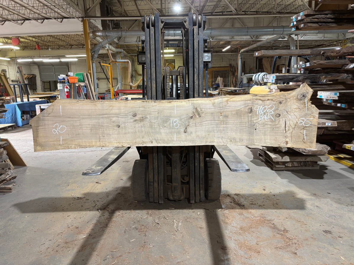 White Oak (4102)  108” L x 12-15” W x 3.5” T