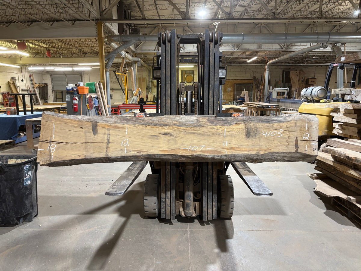 White Oak (4103)  107” L x 11-18” W x 3.5” T