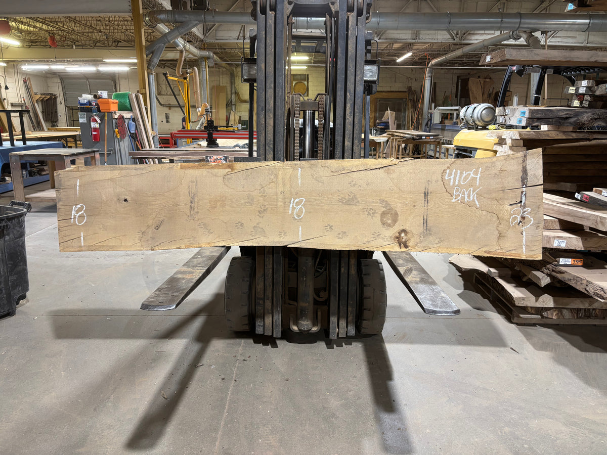 White Oak (4104)  103” L x 12-21” W x 3.5” T