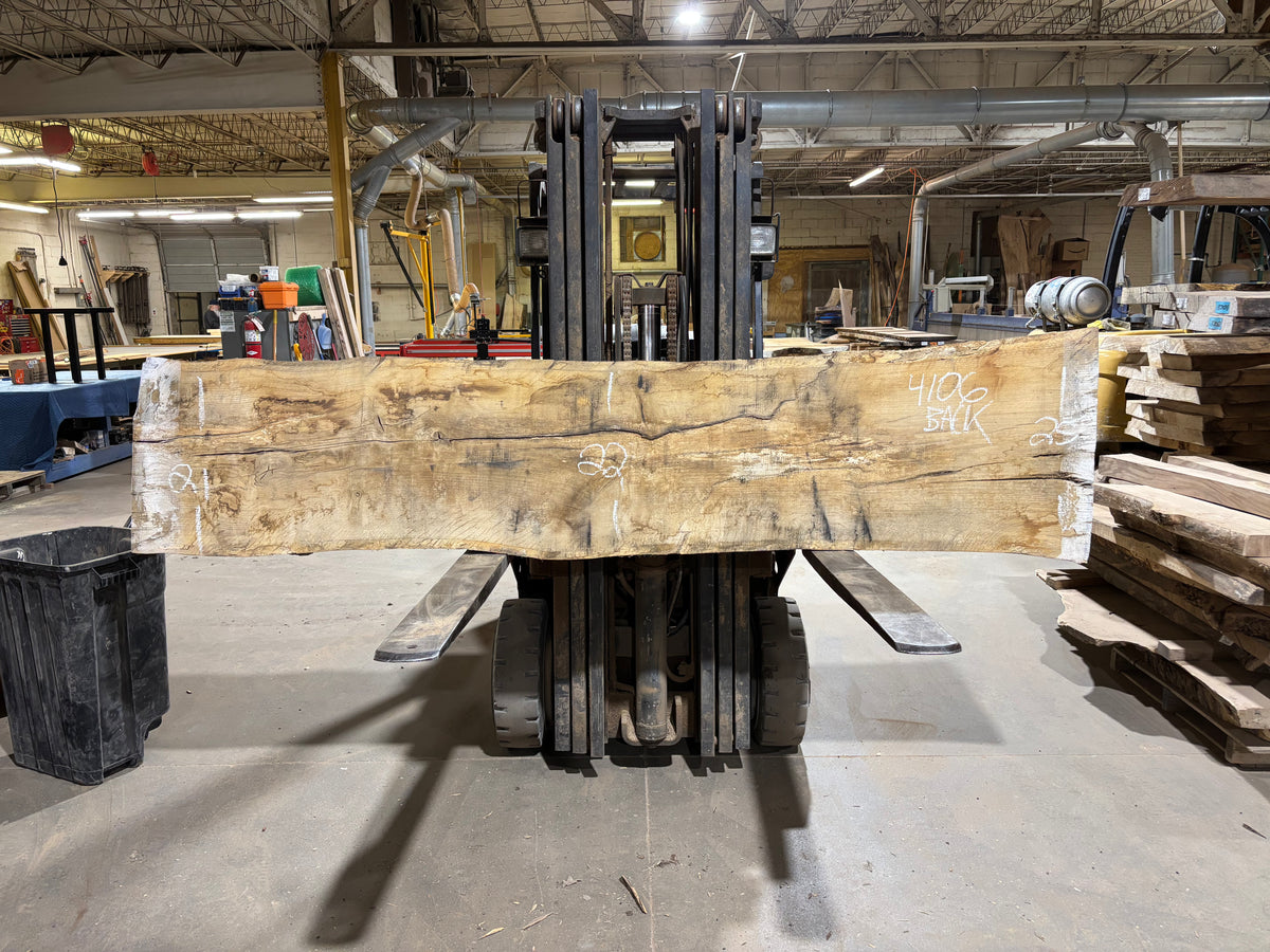 White Oak (4106)  106” L x 19-23” W x 3.5” T